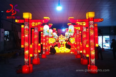 Pertunjukan Tanglung Pesta Musim Bunga Tahun Baru